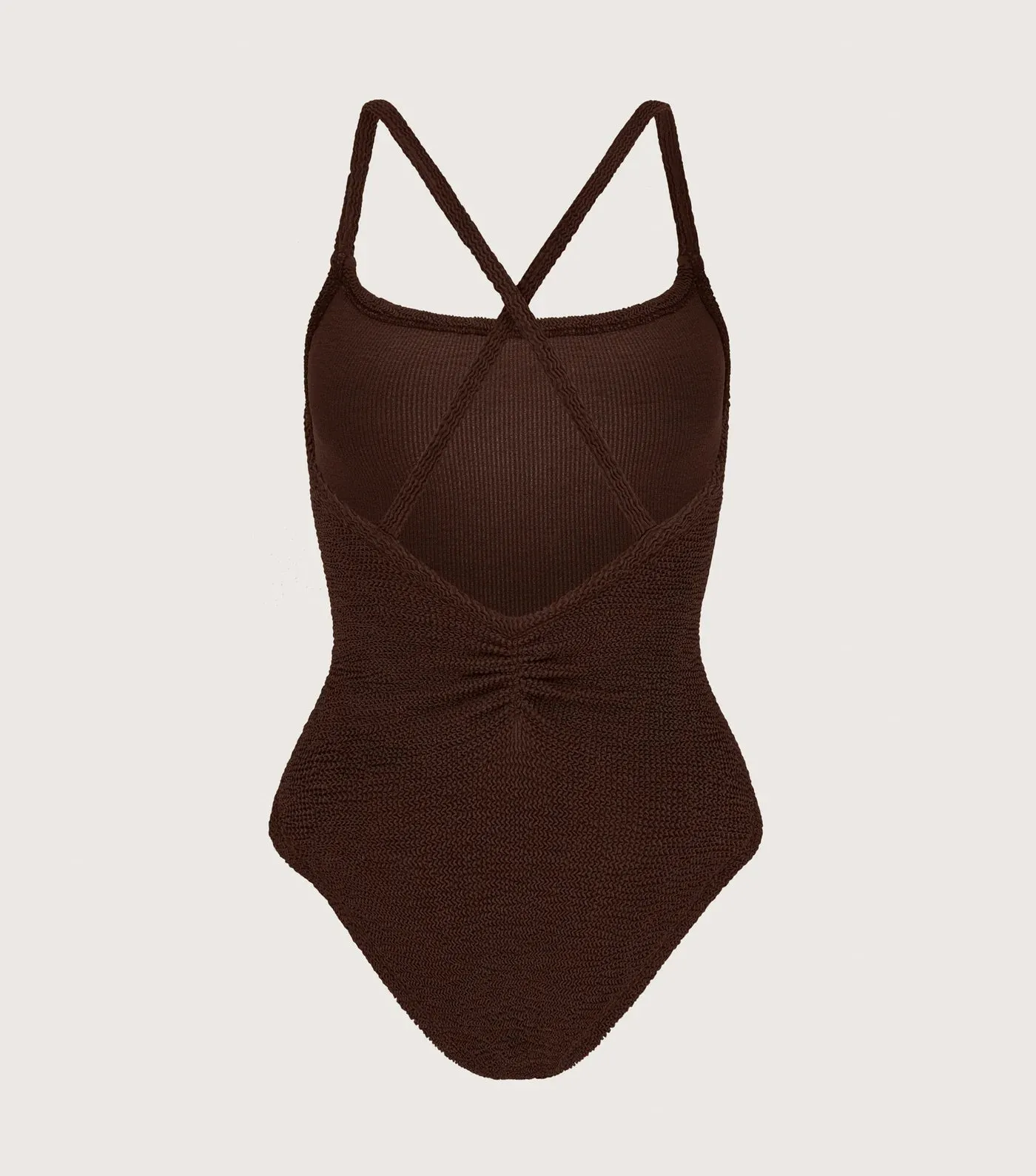 Bette One Piece - Metallic Chocolate