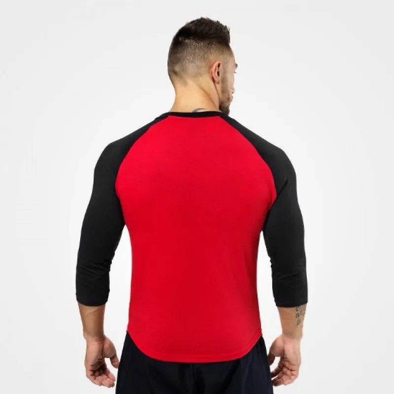 Better Bodies Mens Baseball Tee - Bright Red