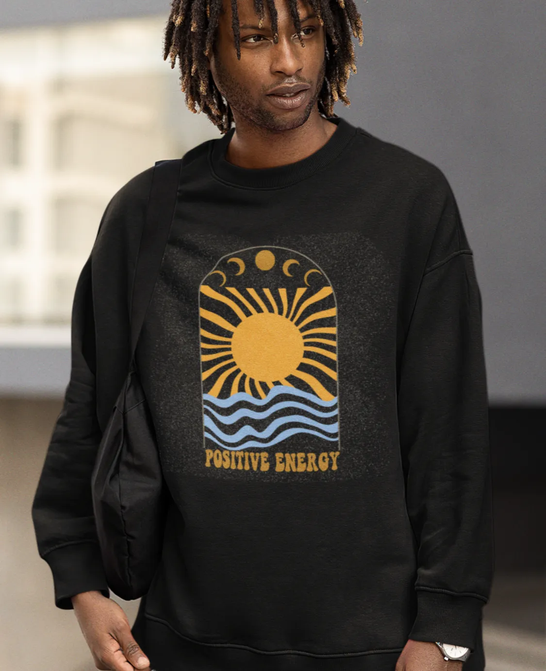 Bio Sweatshirt  Unisex - Positive Energy -