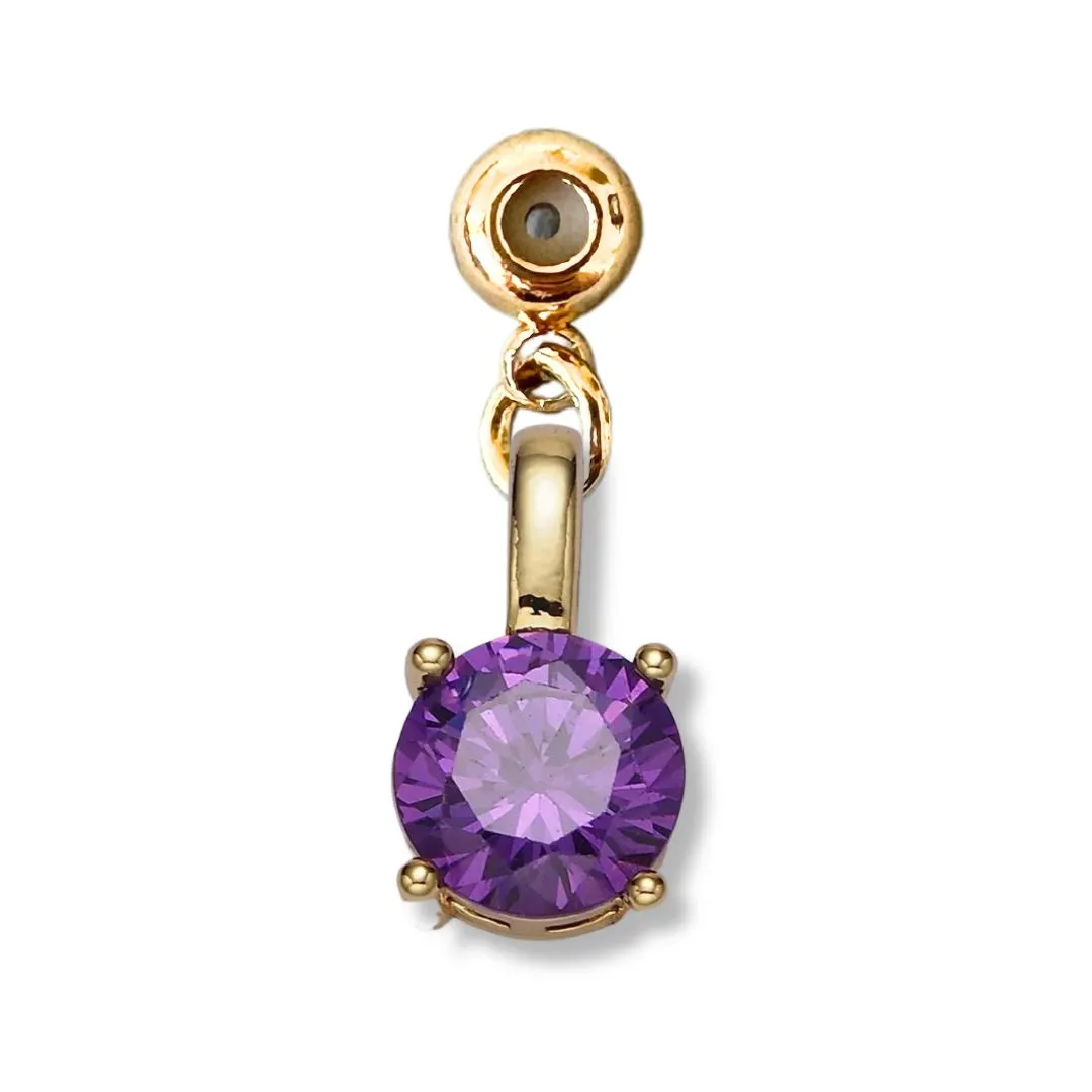 Birthstone Drop Charm - Kinsey Charm Bar