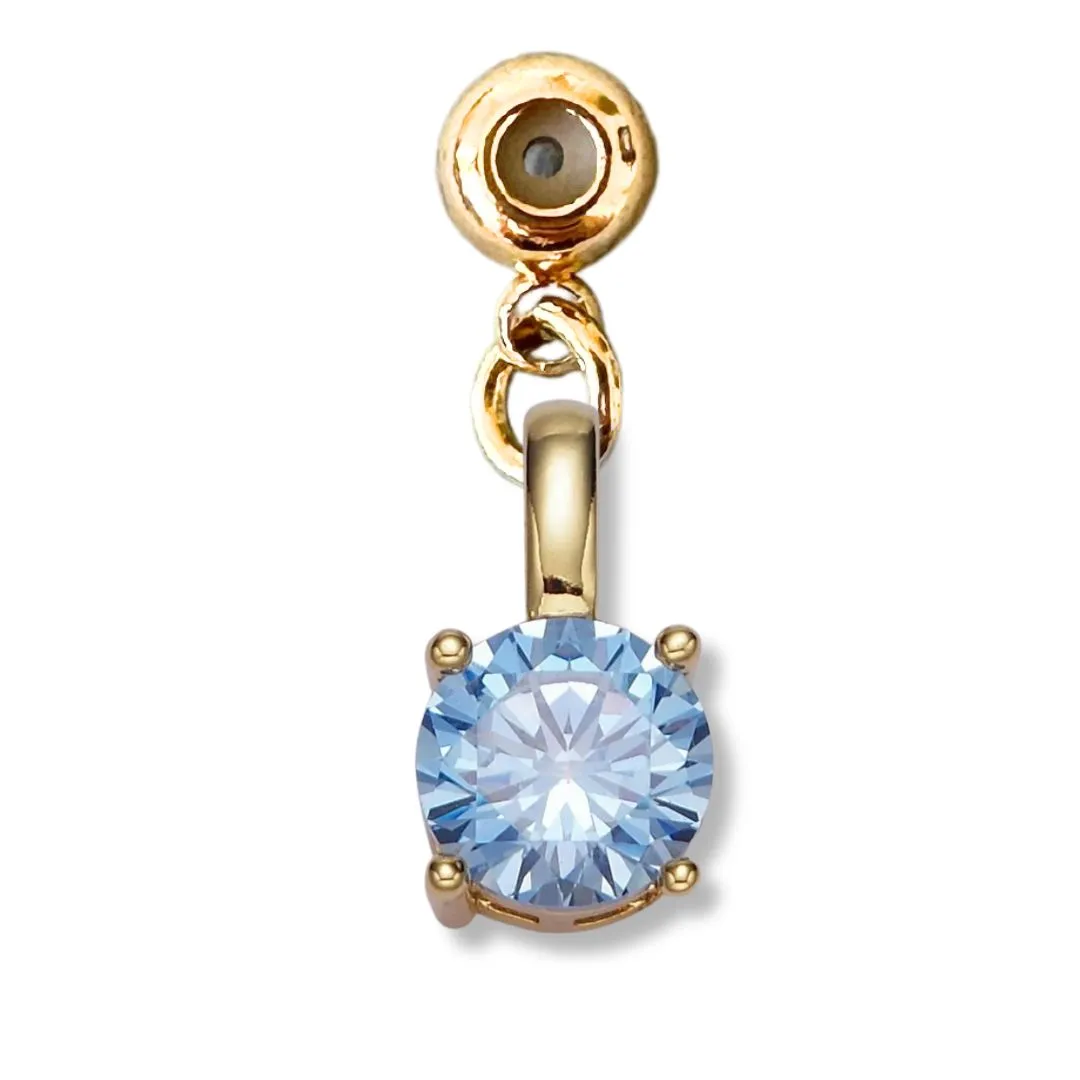 Birthstone Drop Charm - Kinsey Charm Bar