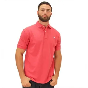 Biscayne Bay Embroidered Men's Polo - Guava