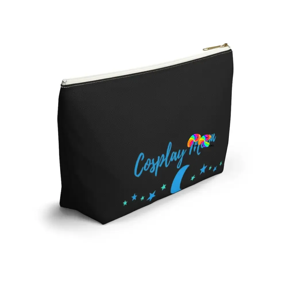 Black "Con Life" Makeup Bag