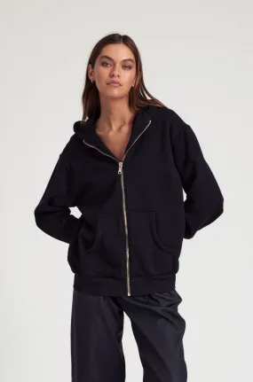 Black Zip Up Hoodie