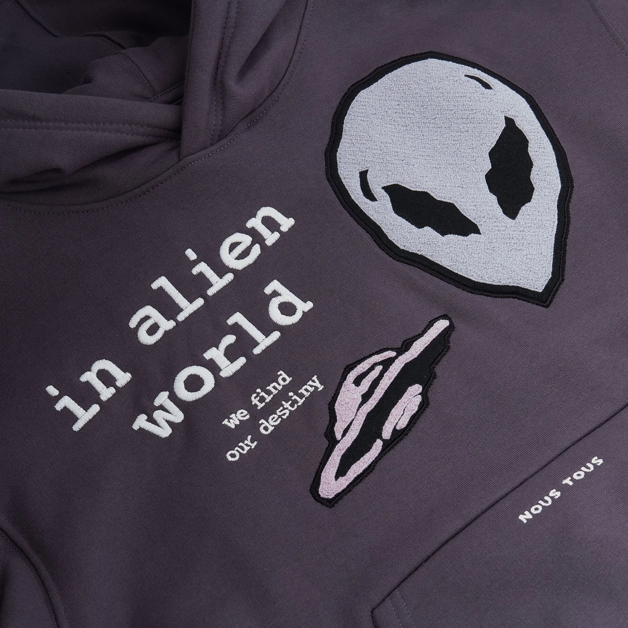 BLUZA ALIEN WORLD FROTTE FLUO VOLCANIC