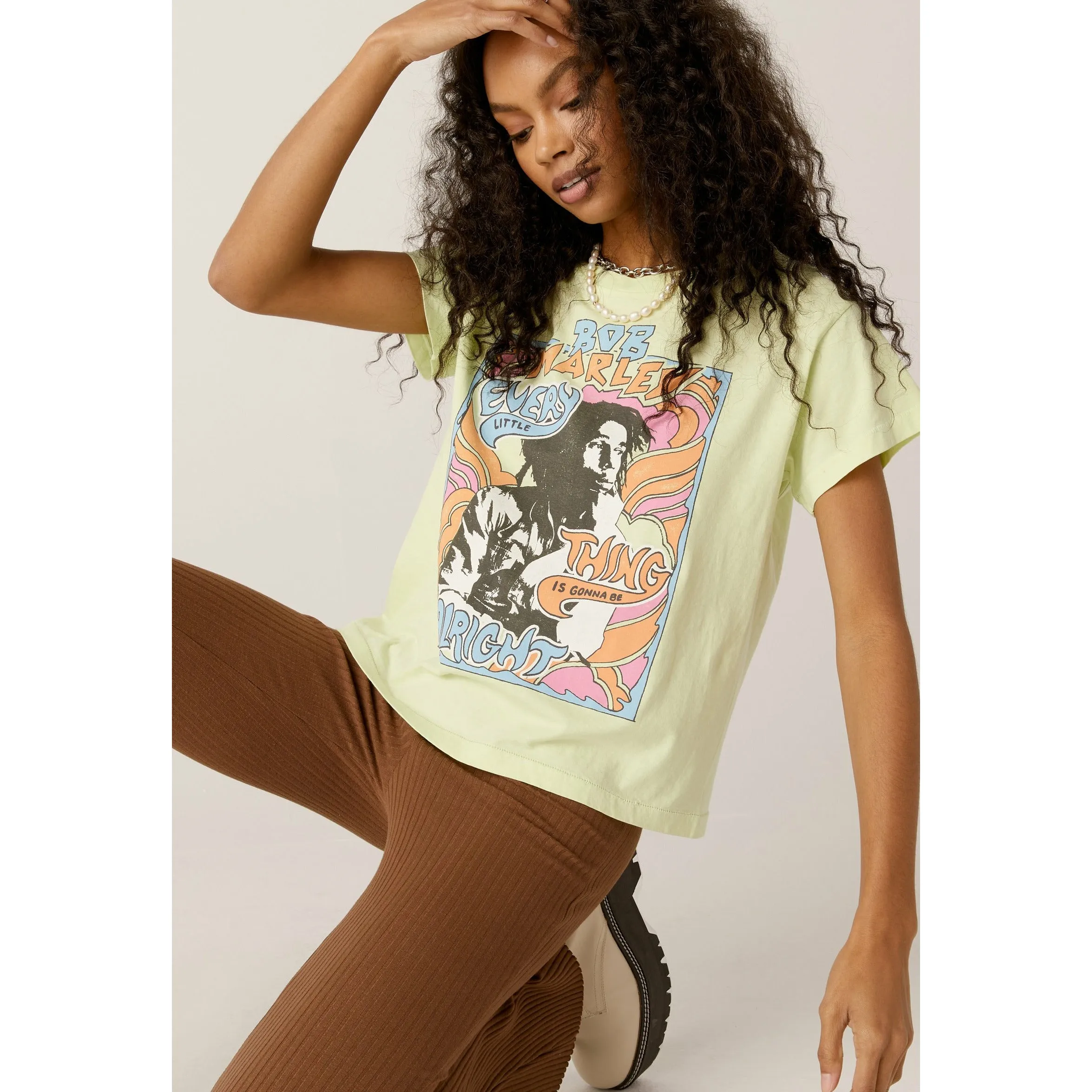 Bob Marley Don't Worry Girlfriend Tee