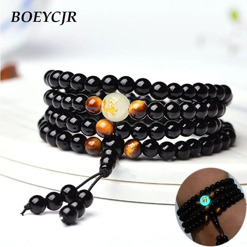 Bracelets Handmade Jewelry Ethnic Glow in the Dark Bracelet for Men