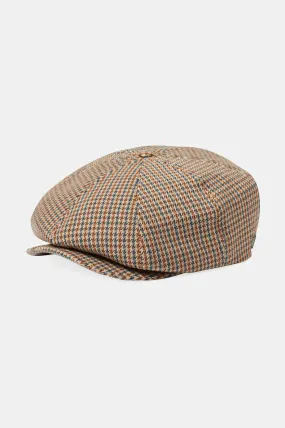 Brood Newsboy Cap - Sand/Light Blue