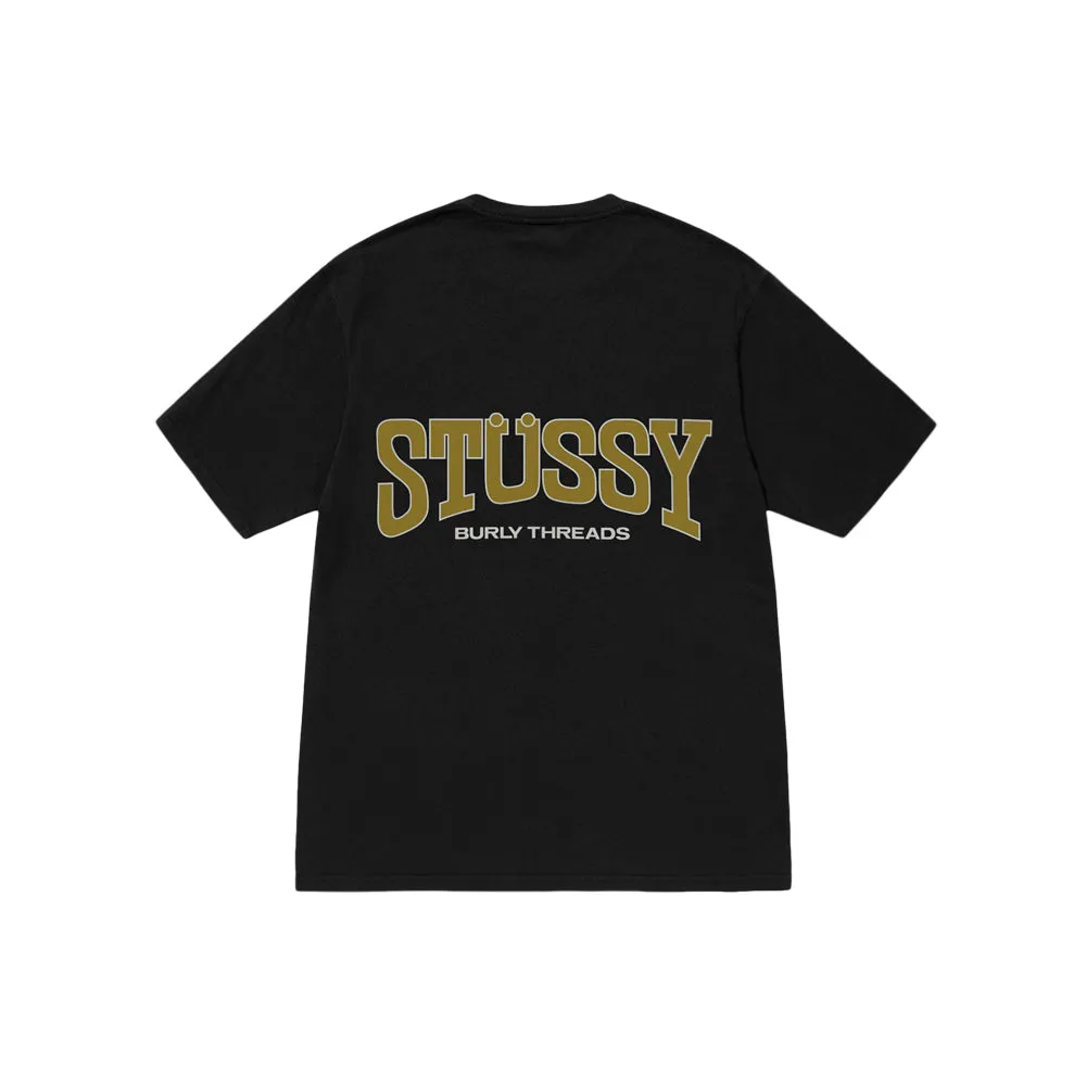 Burly Threads Pig. Dyed Tee (Black)