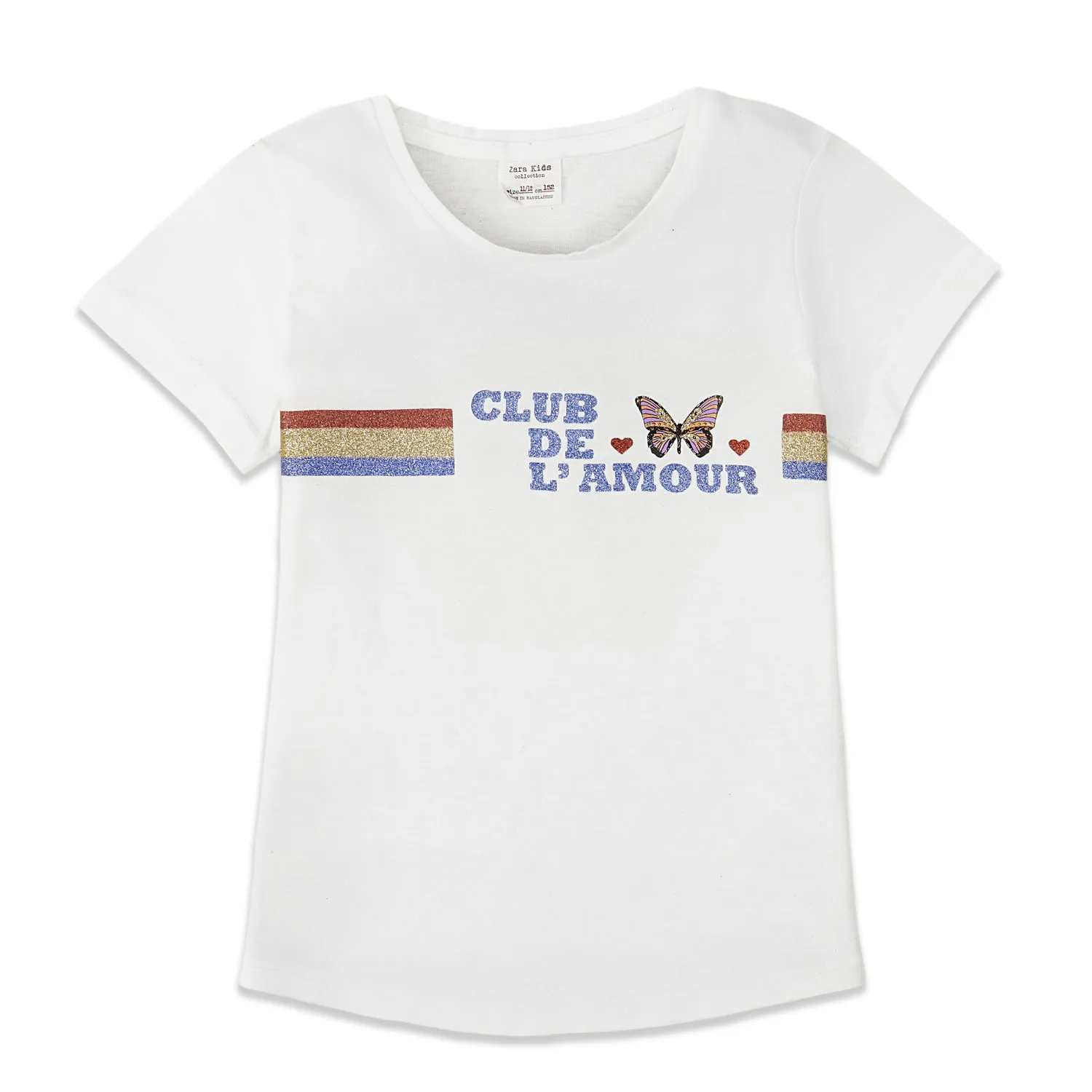 C1591 ZR Club De L'amour White T-Shirt