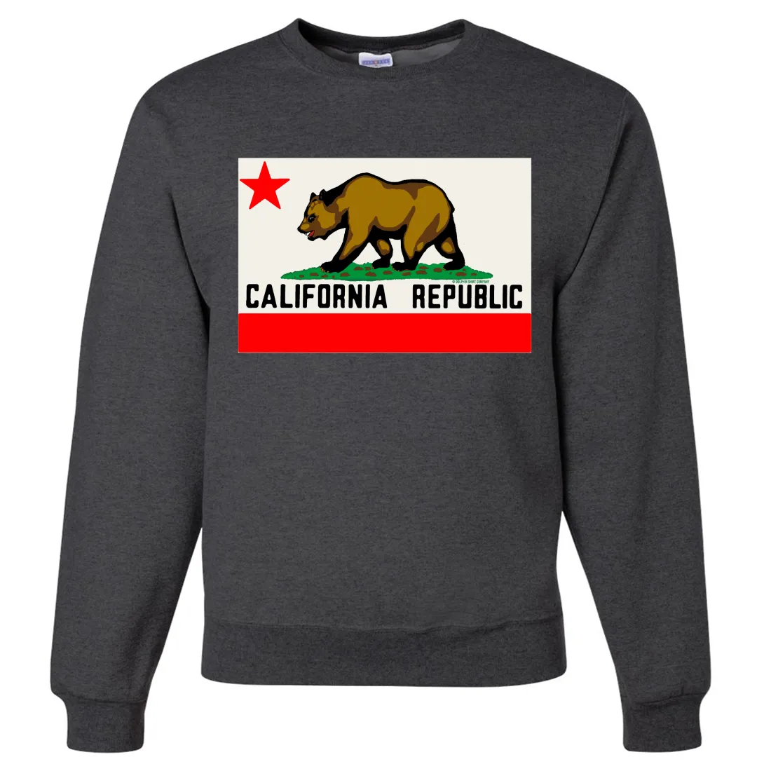 California Republic Original Bear Flag Crewneck Sweatshirt