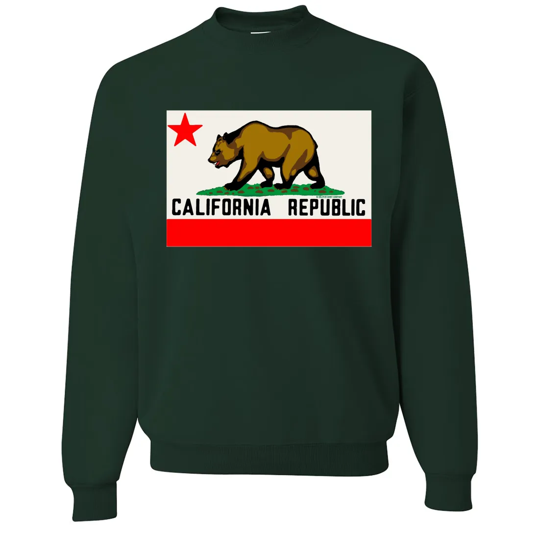 California Republic Original Bear Flag Crewneck Sweatshirt