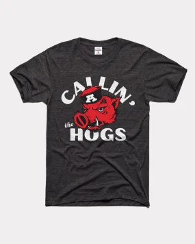 Callin' Hogs Razorbacks Black T-Shirt