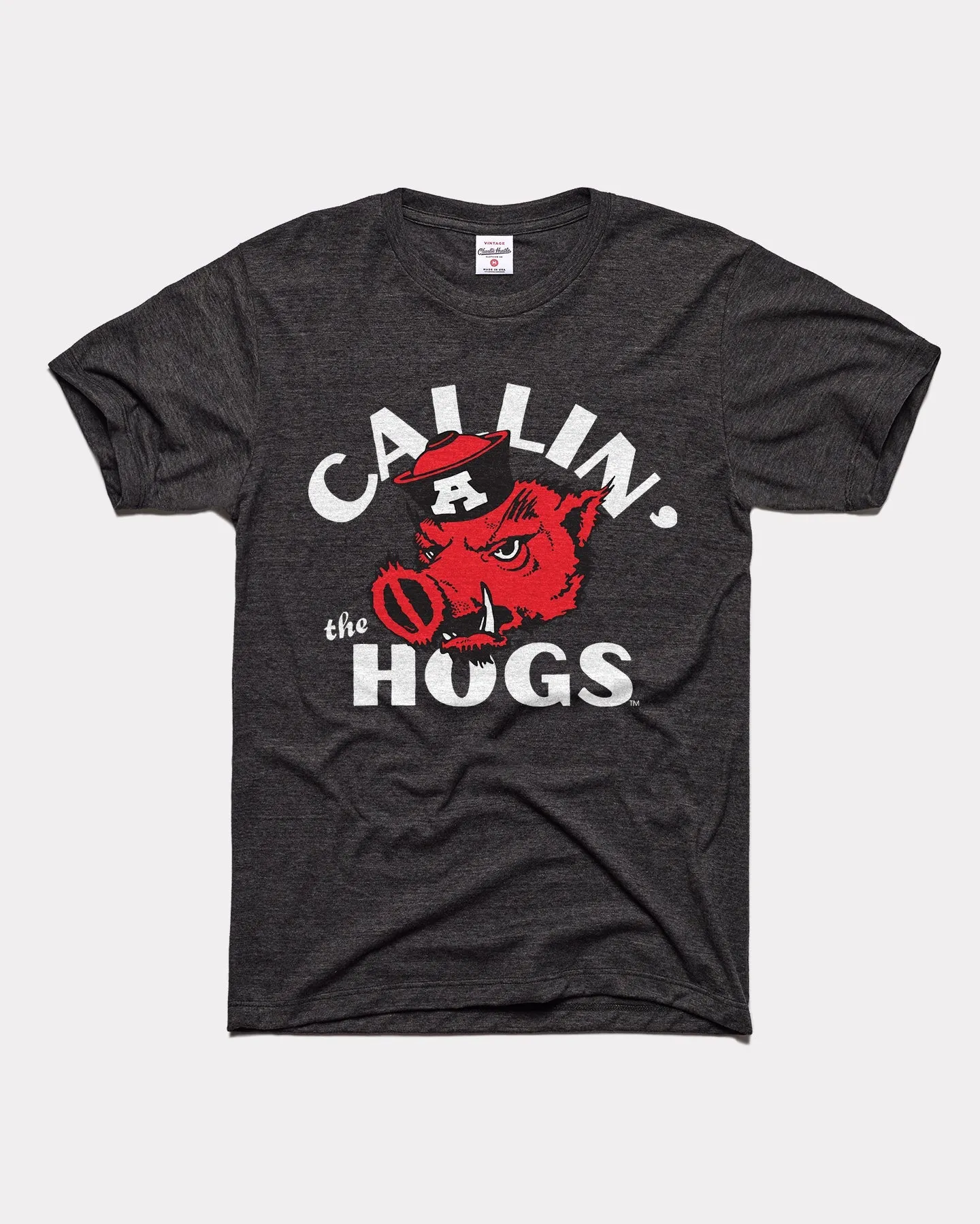 Callin' Hogs Razorbacks Black T-Shirt