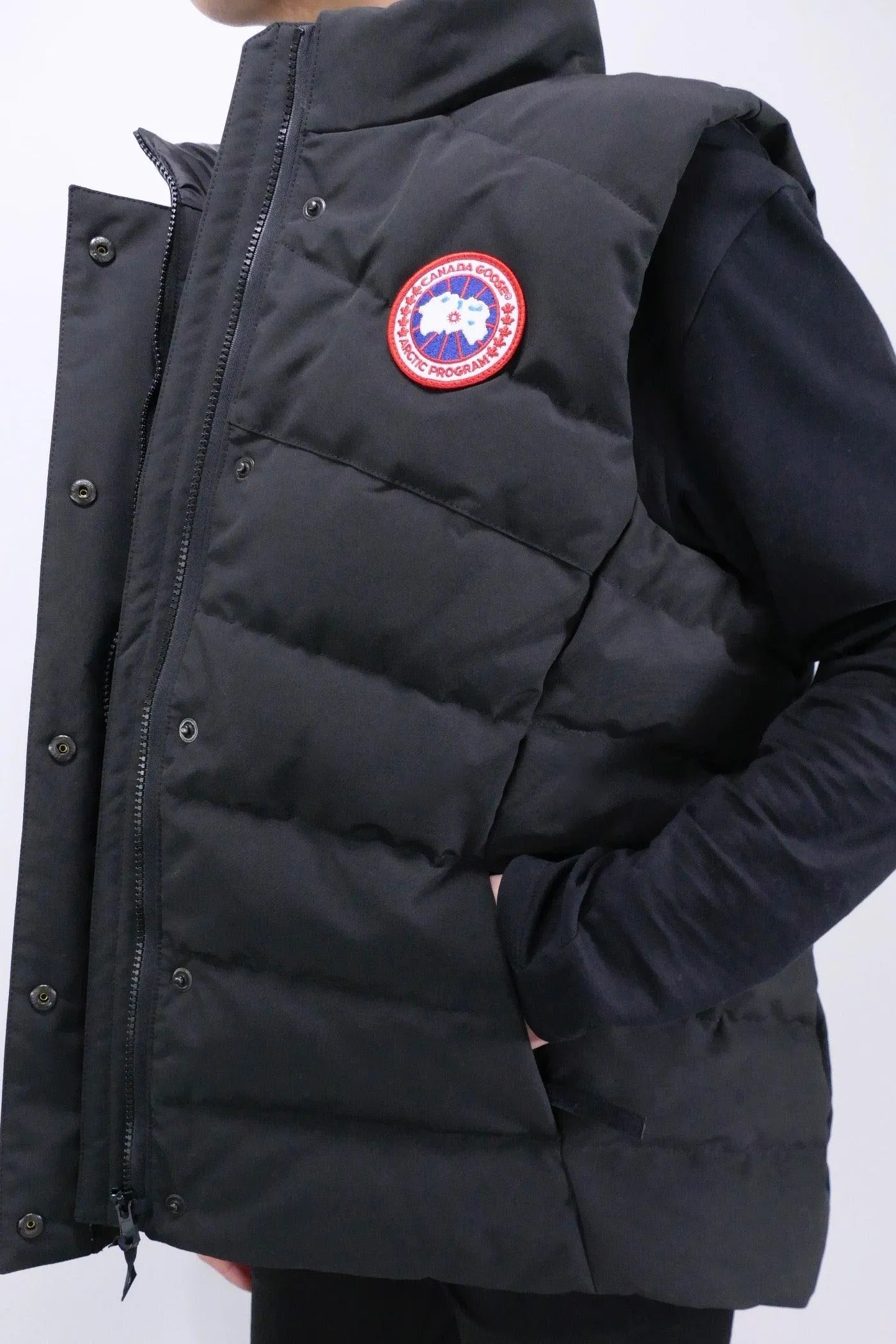 Canada Goose Womens Lite Vest Freestyle - Black