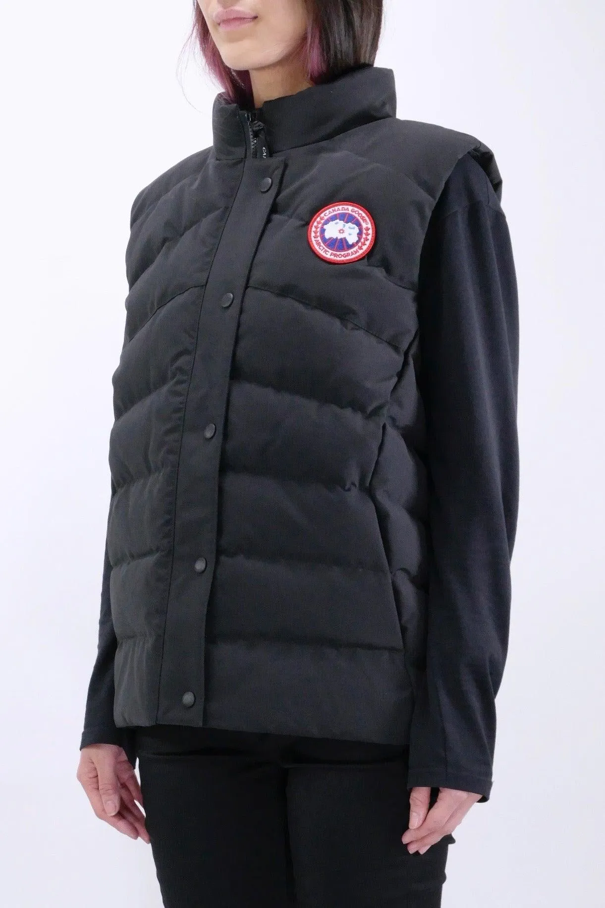 Canada Goose Womens Lite Vest Freestyle - Black