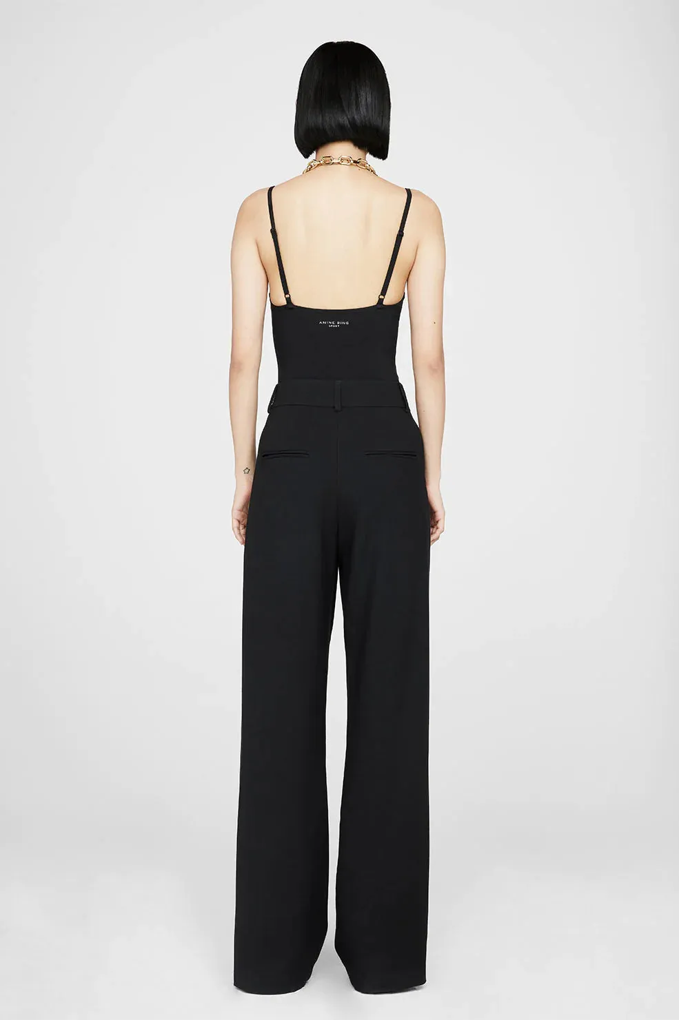 Carrie Black Twill Pant