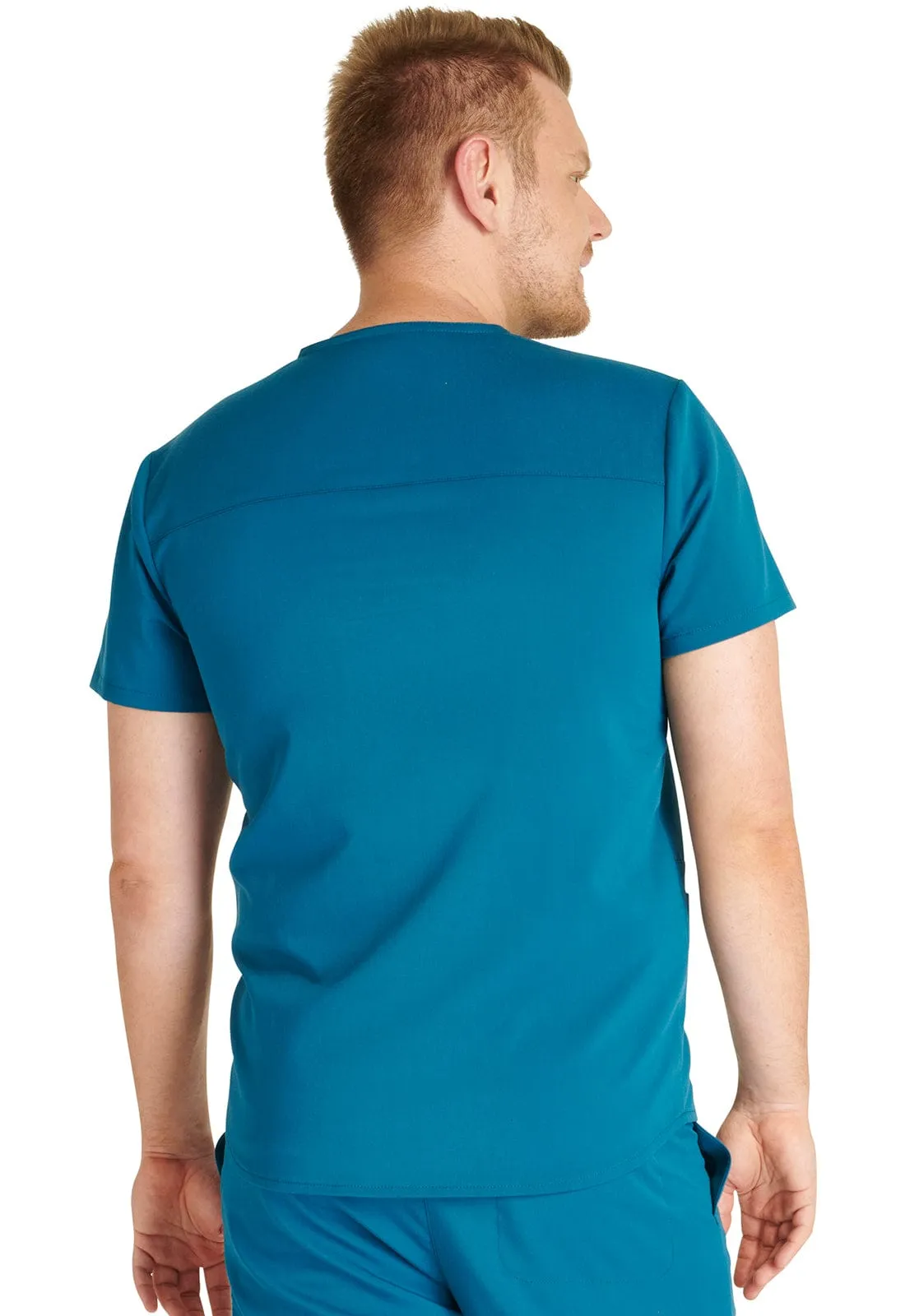 Cherokee Atmos  Men's V-Neck 3-Pocket Scrub Top CK719A