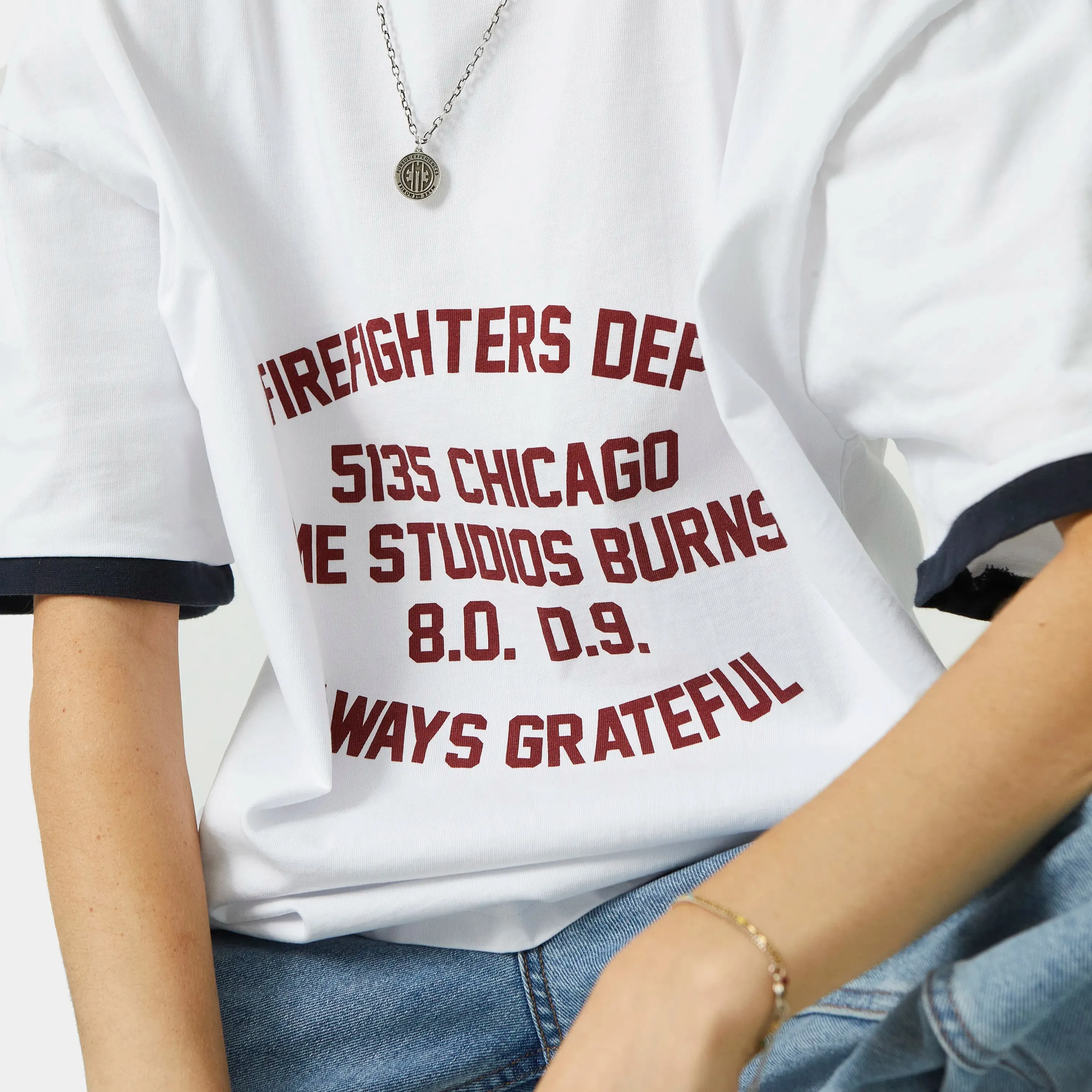 Chicago Fire Pearl Oversized tee