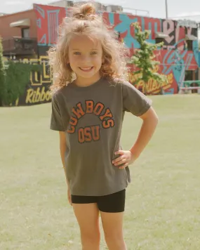 Children's OSU Mega Arch Charcoal Tee