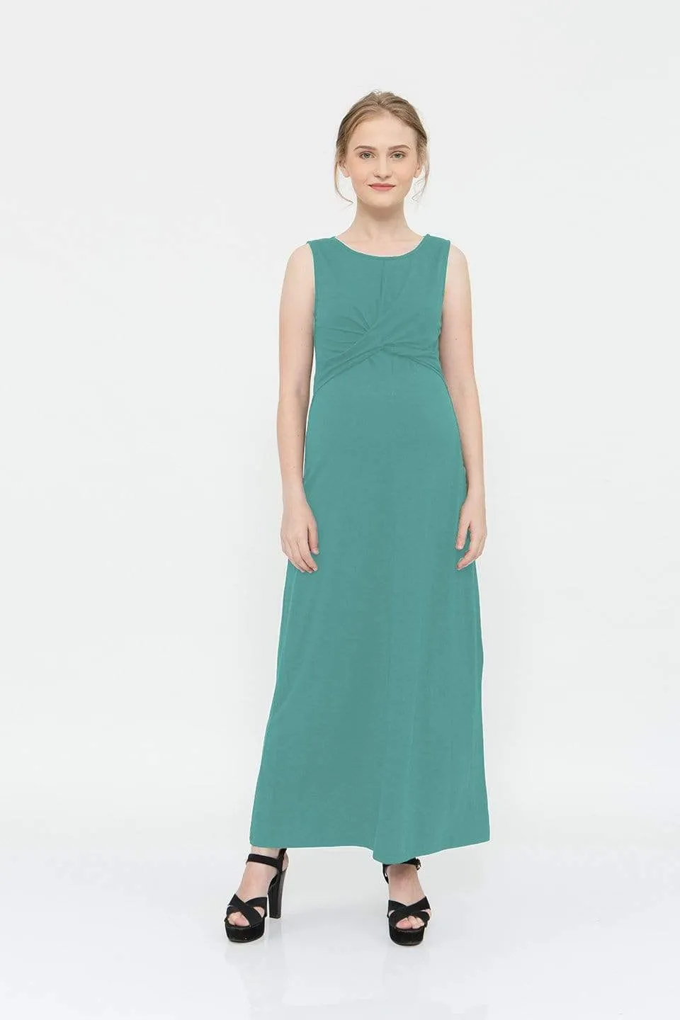 Chiyo Nursing Sleeveless Nursing Dress Meadow