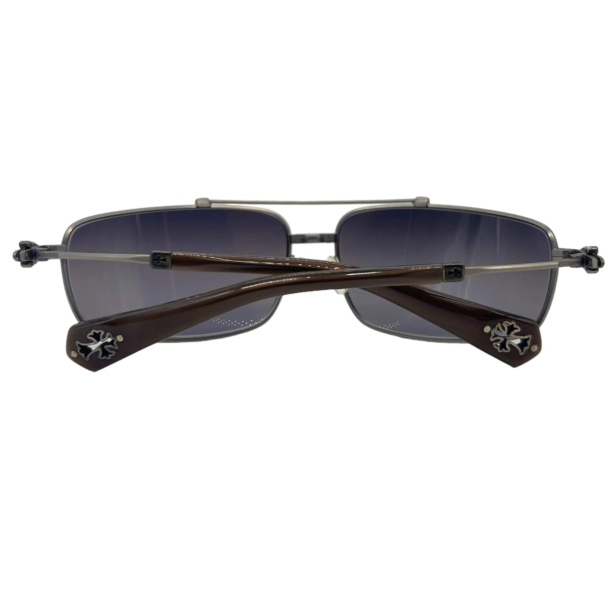 CHROME HEARTS Authentic Gothic Cross Unisex Sunglasses