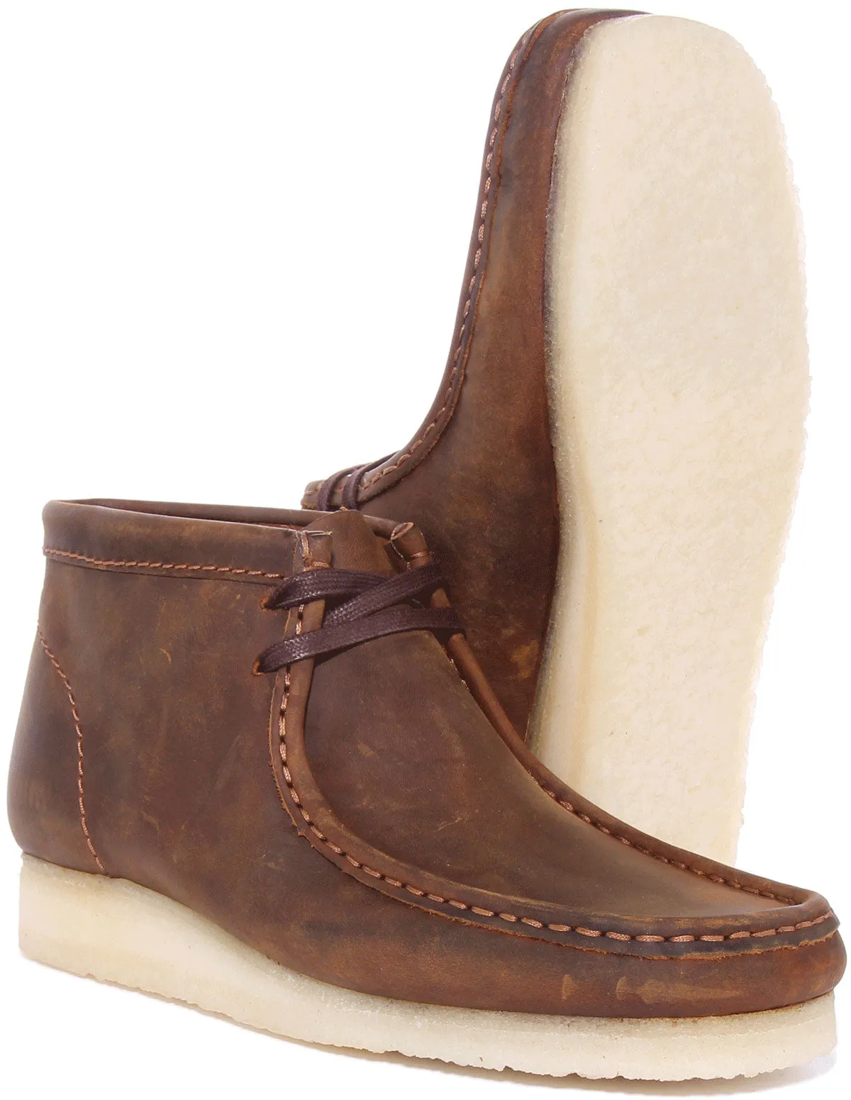 Clarks Originals Wallabee Boot In Beeswax For Men