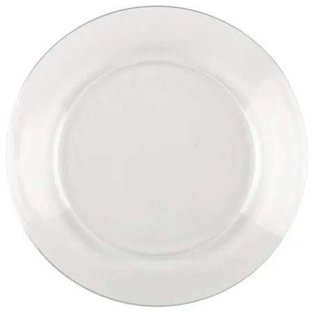 Clear Glass Charger Plate