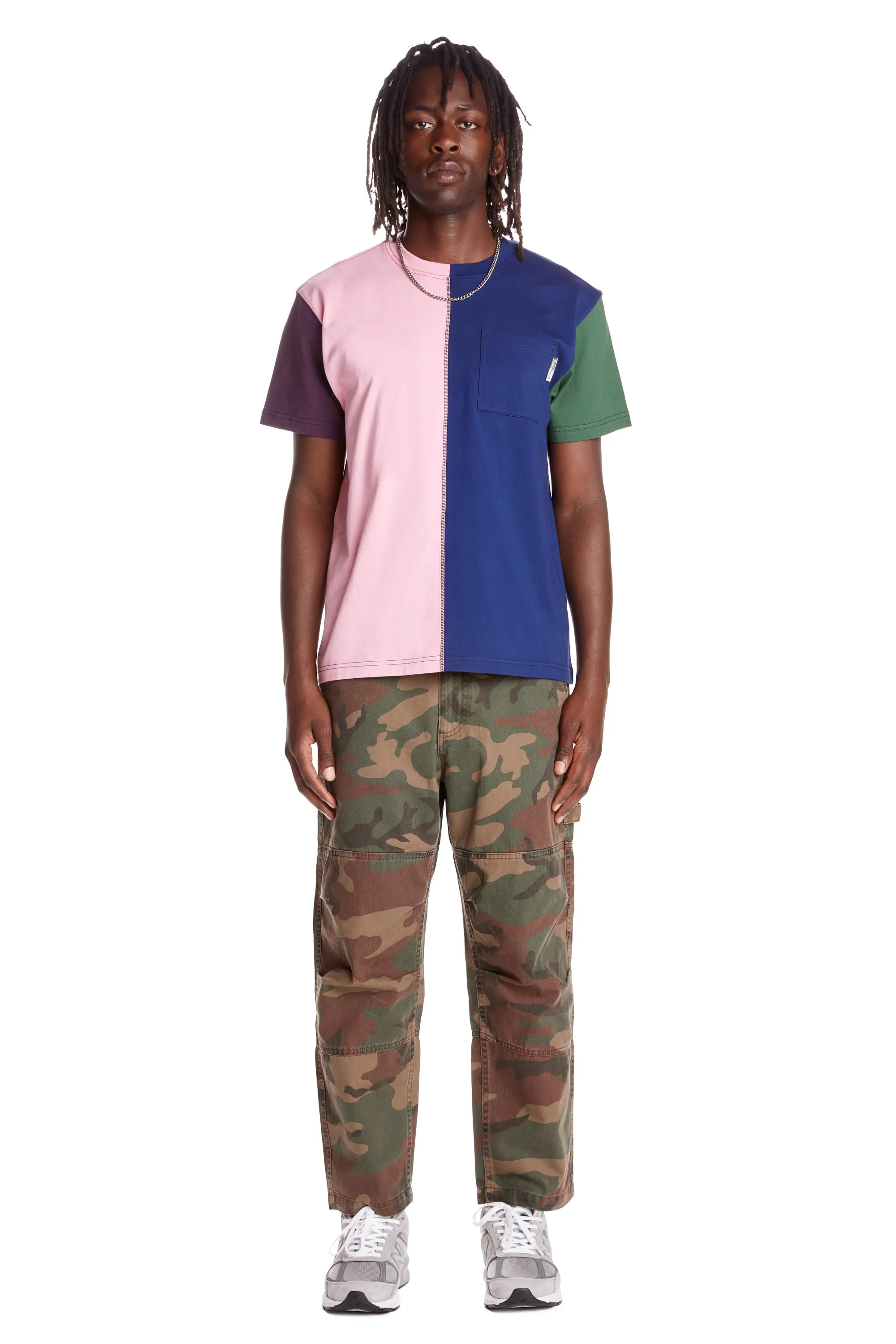 Color Block Split Tee