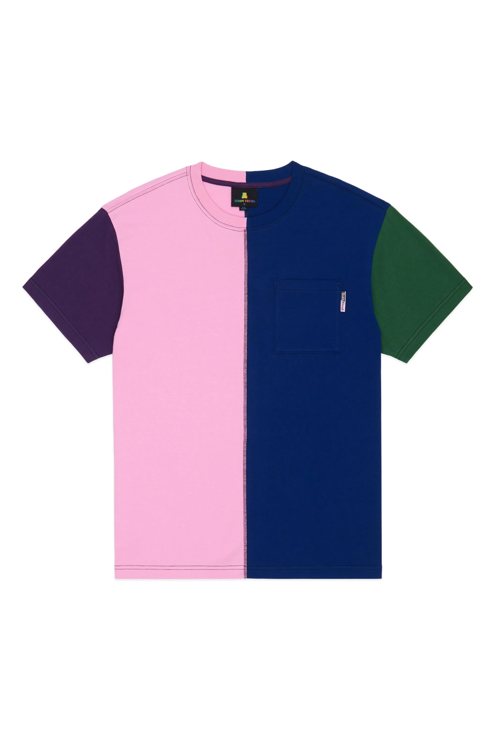 Color Block Split Tee