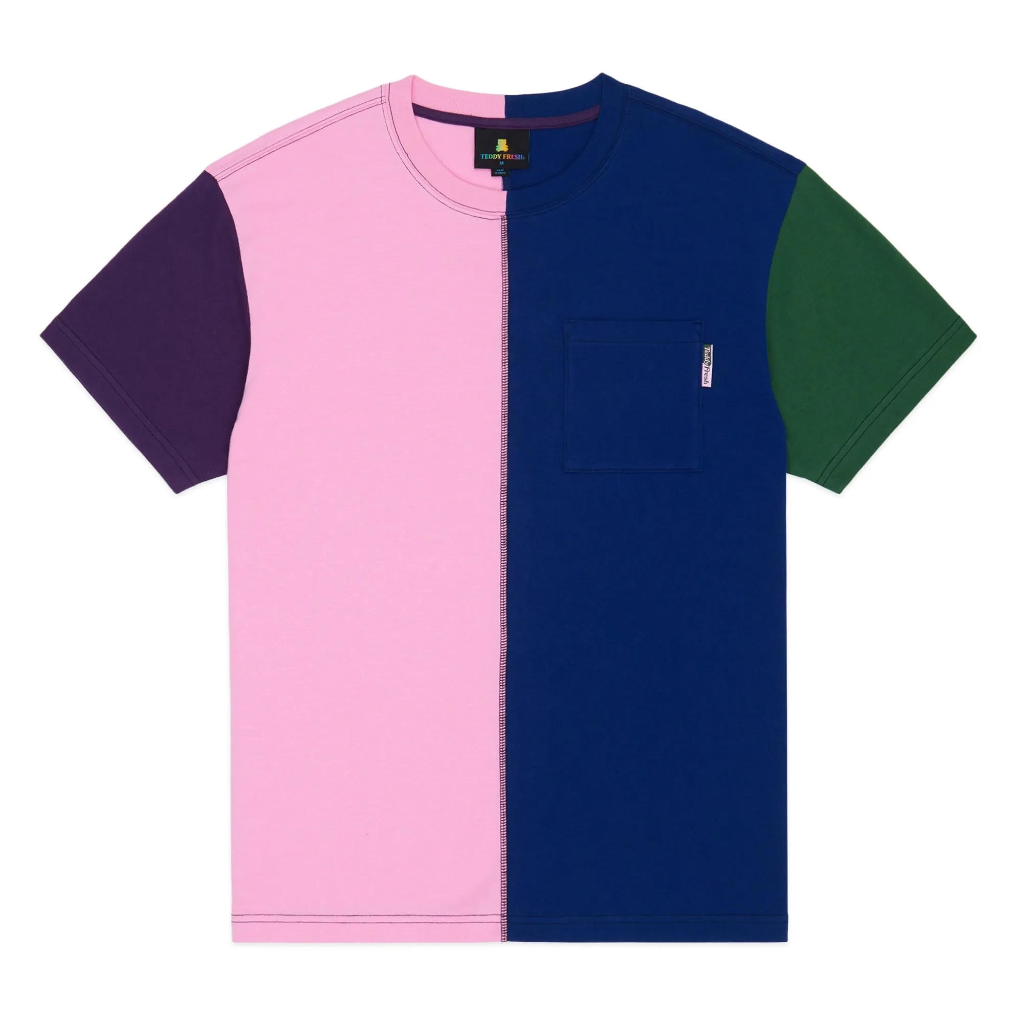 Color Block Split Tee