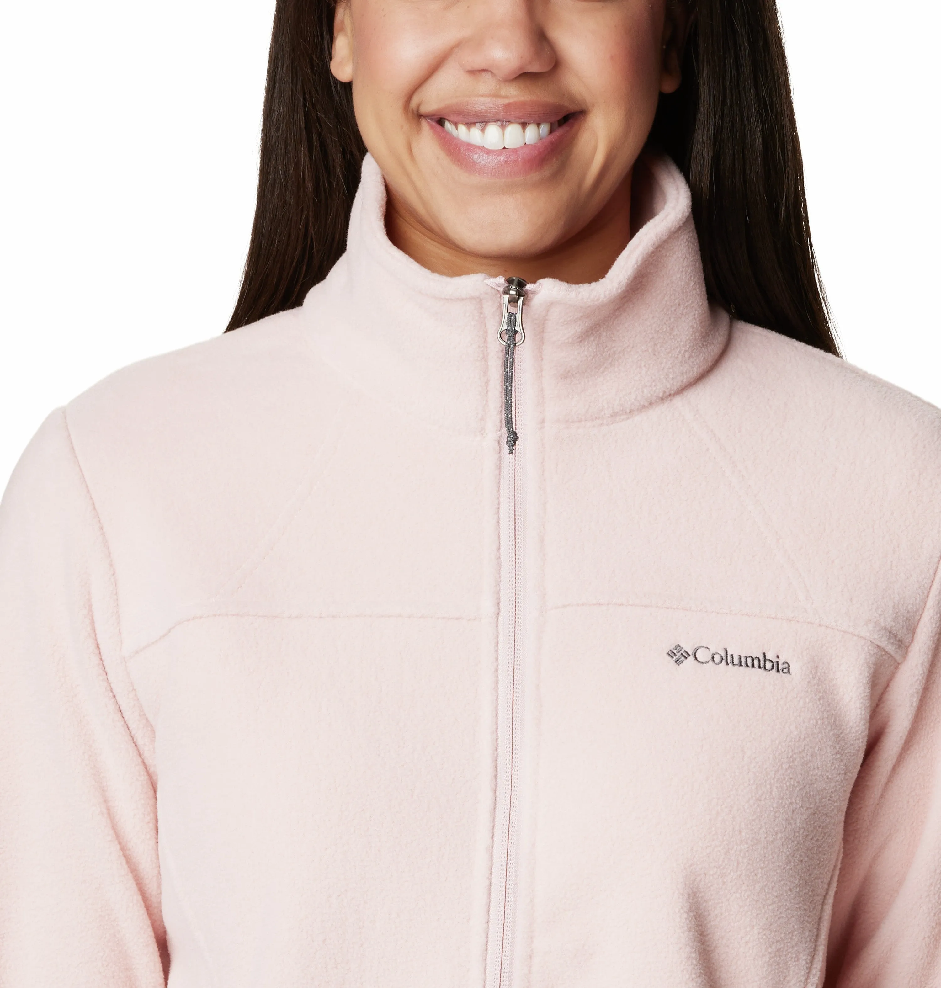 Columbia Ladies Fast Trek II regular Fit Full Zip Fleece-DUSTY