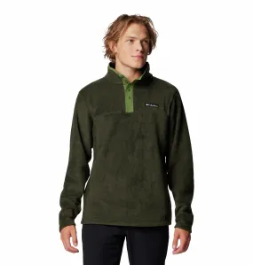 Columbia Men's Steens Mountain II Regular Fit Half Snap Fleece-GREEN