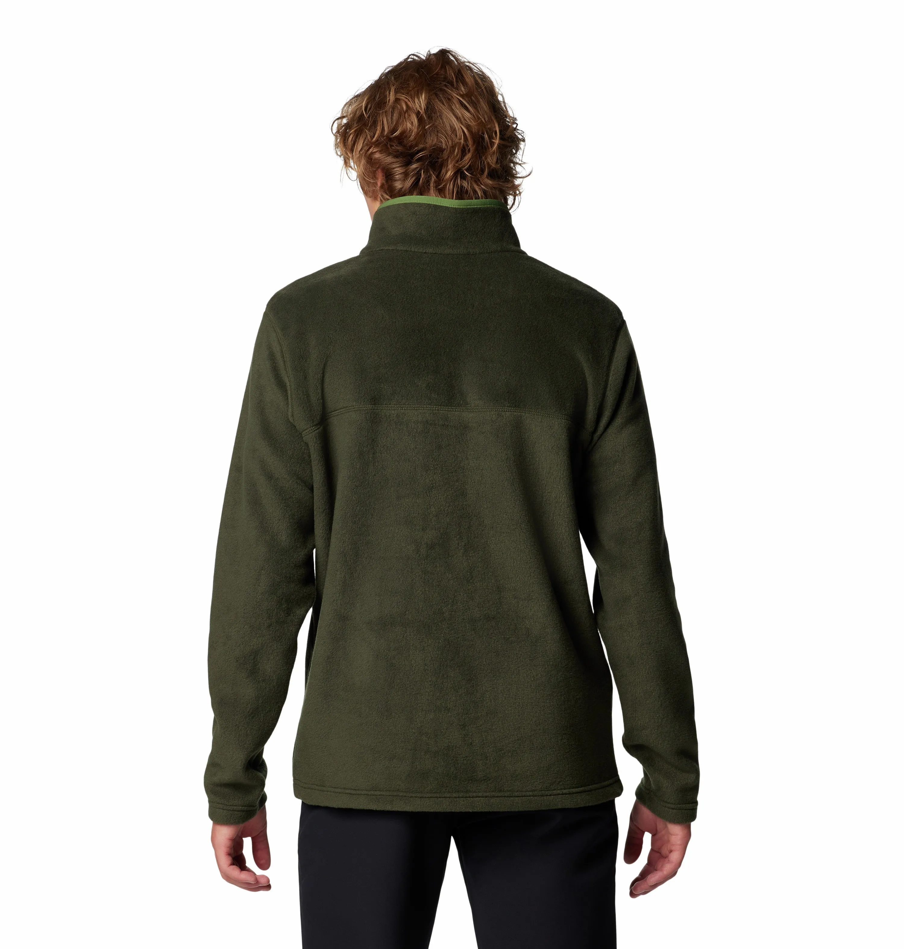 Columbia Men's Steens Mountain II Regular Fit Half Snap Fleece-GREEN