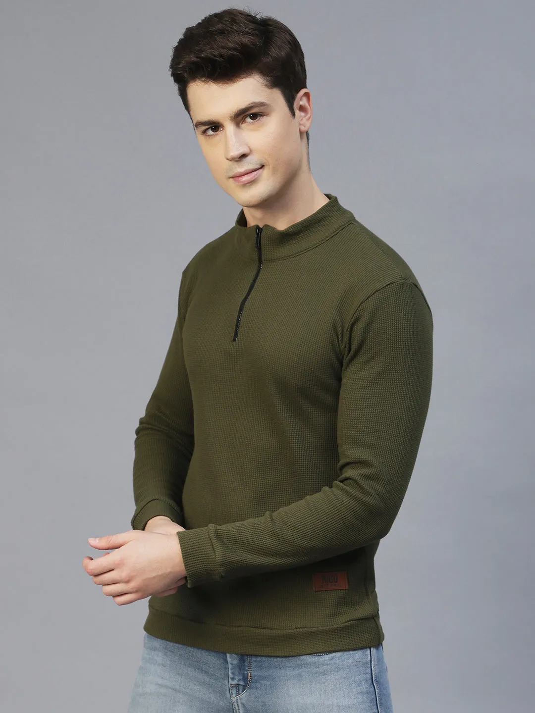 Comfy Henley Knit T-Shirt