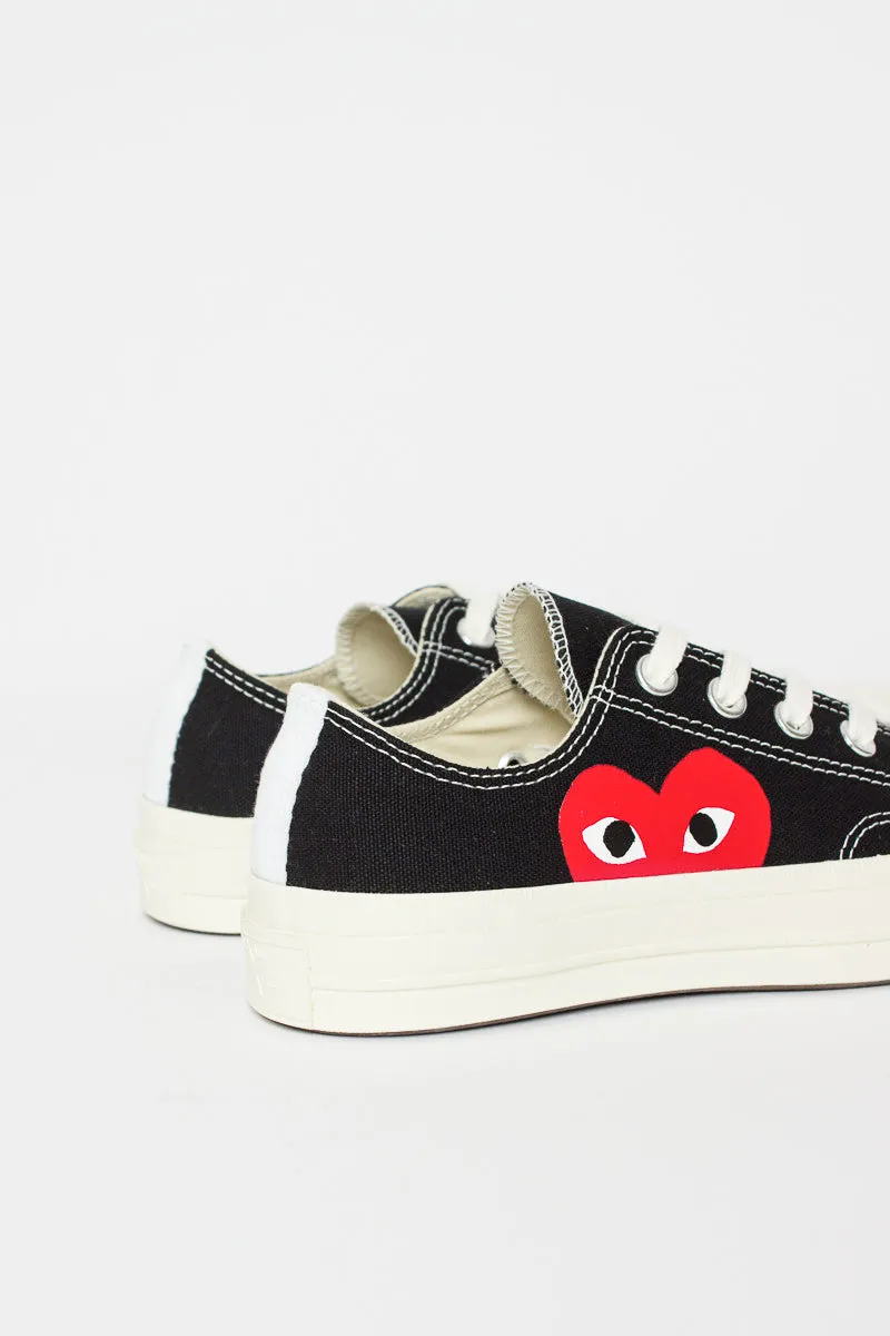 Comme Des Garçons PLAY X Chuck Taylor 1970s Ox Black