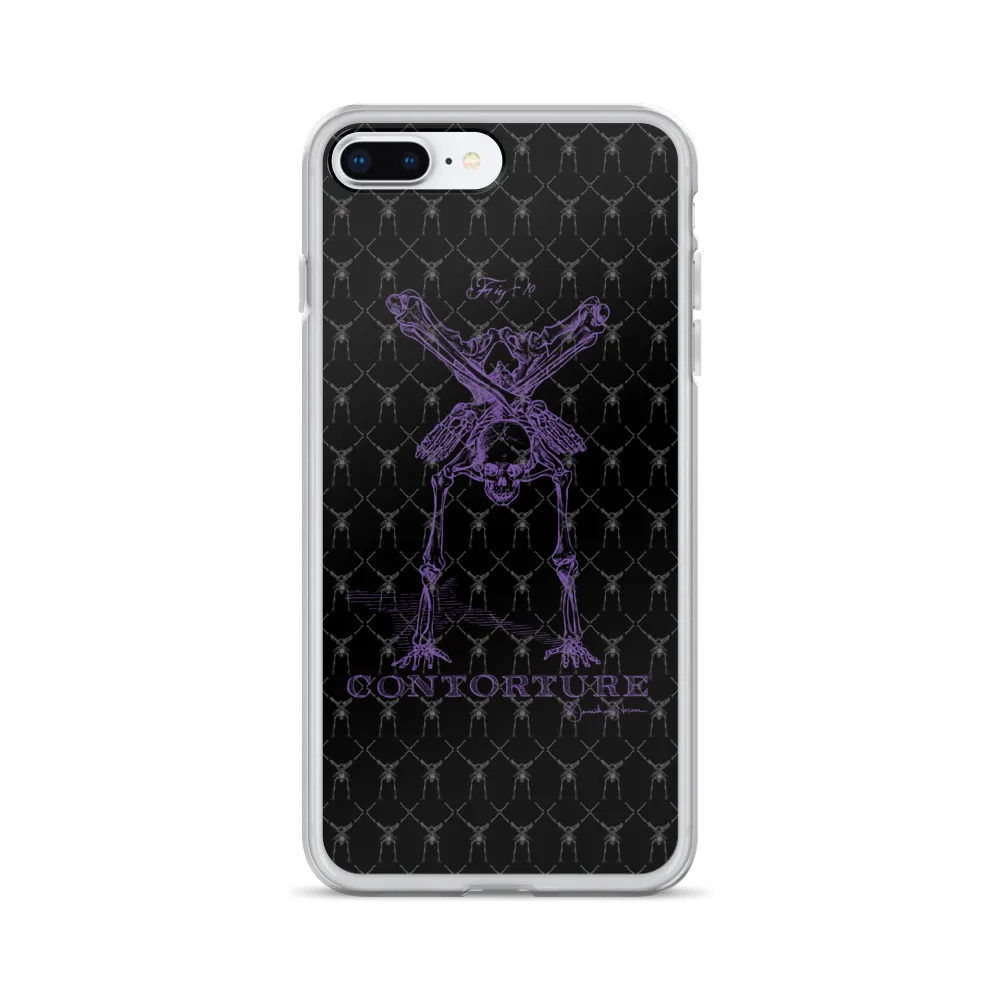 Contorture iPhone Case: Black Sabbath Purple Contortion Skeleton