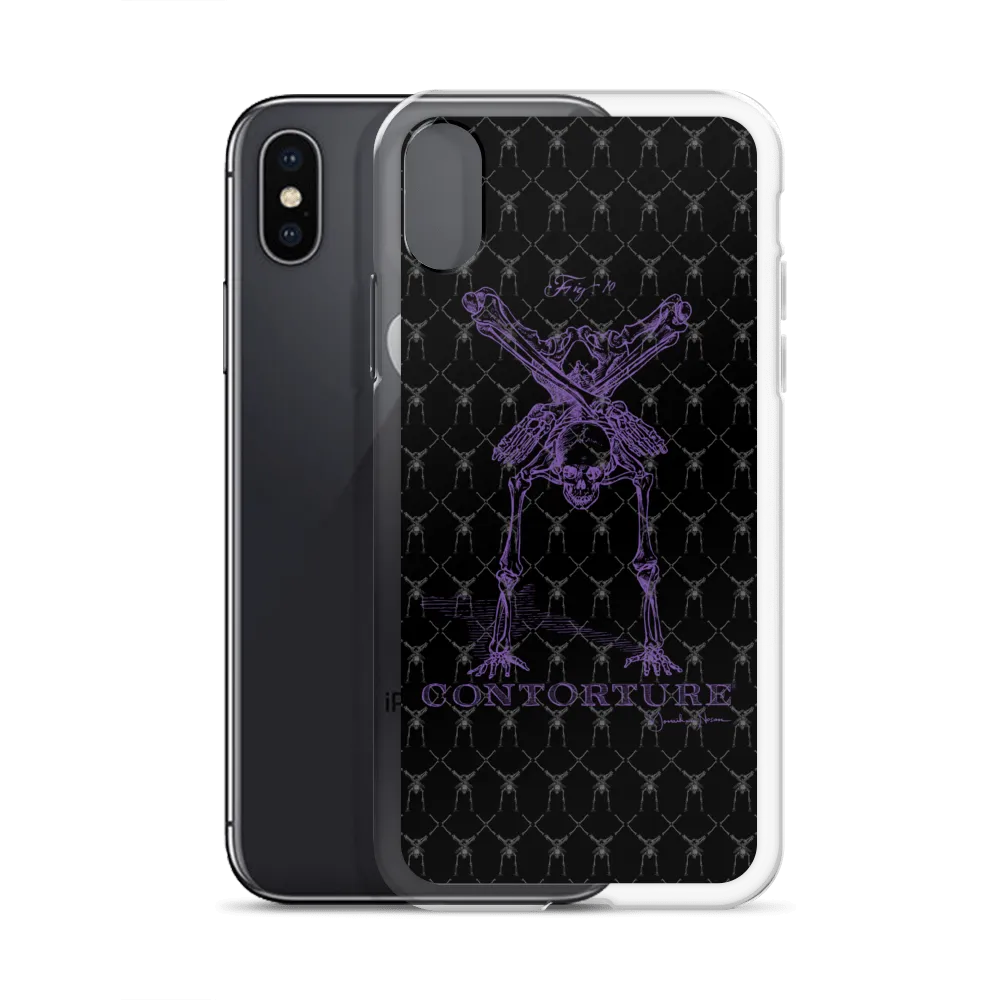 Contorture iPhone Case: Black Sabbath Purple Contortion Skeleton