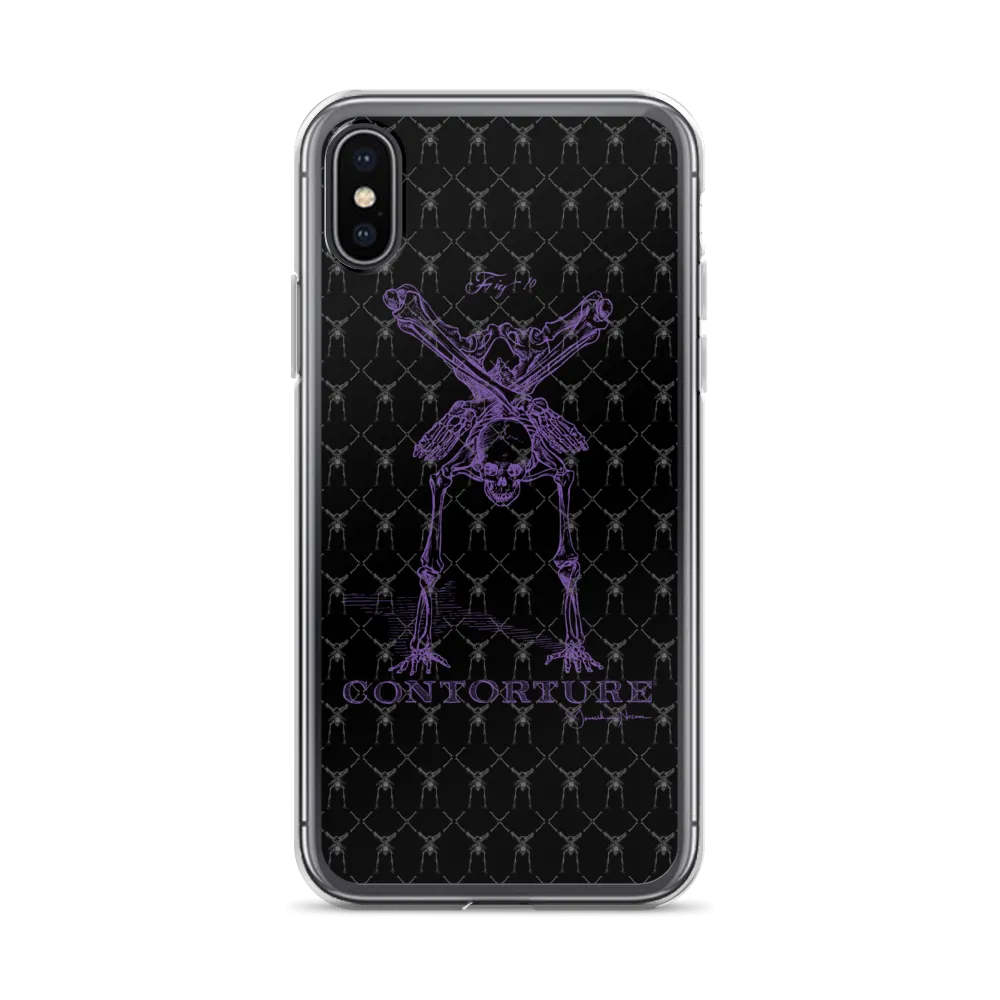 Contorture iPhone Case: Black Sabbath Purple Contortion Skeleton