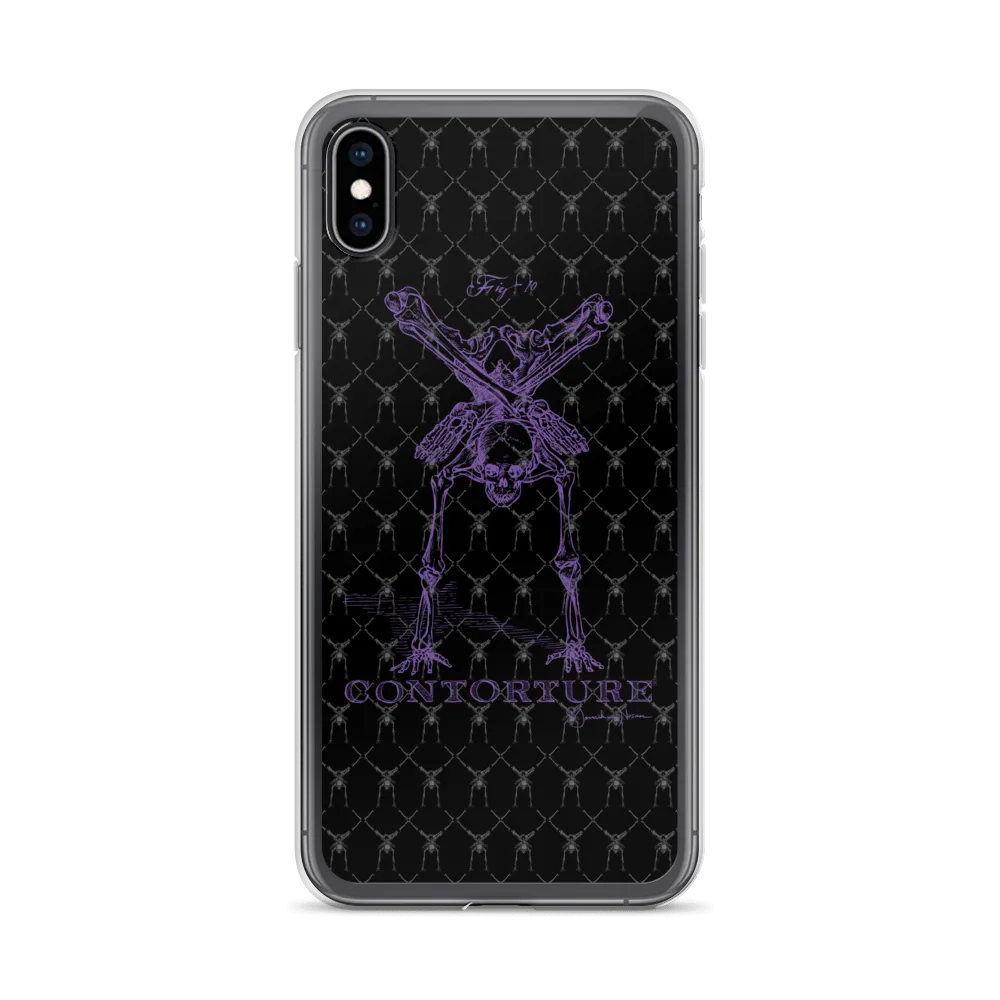 Contorture iPhone Case: Black Sabbath Purple Contortion Skeleton