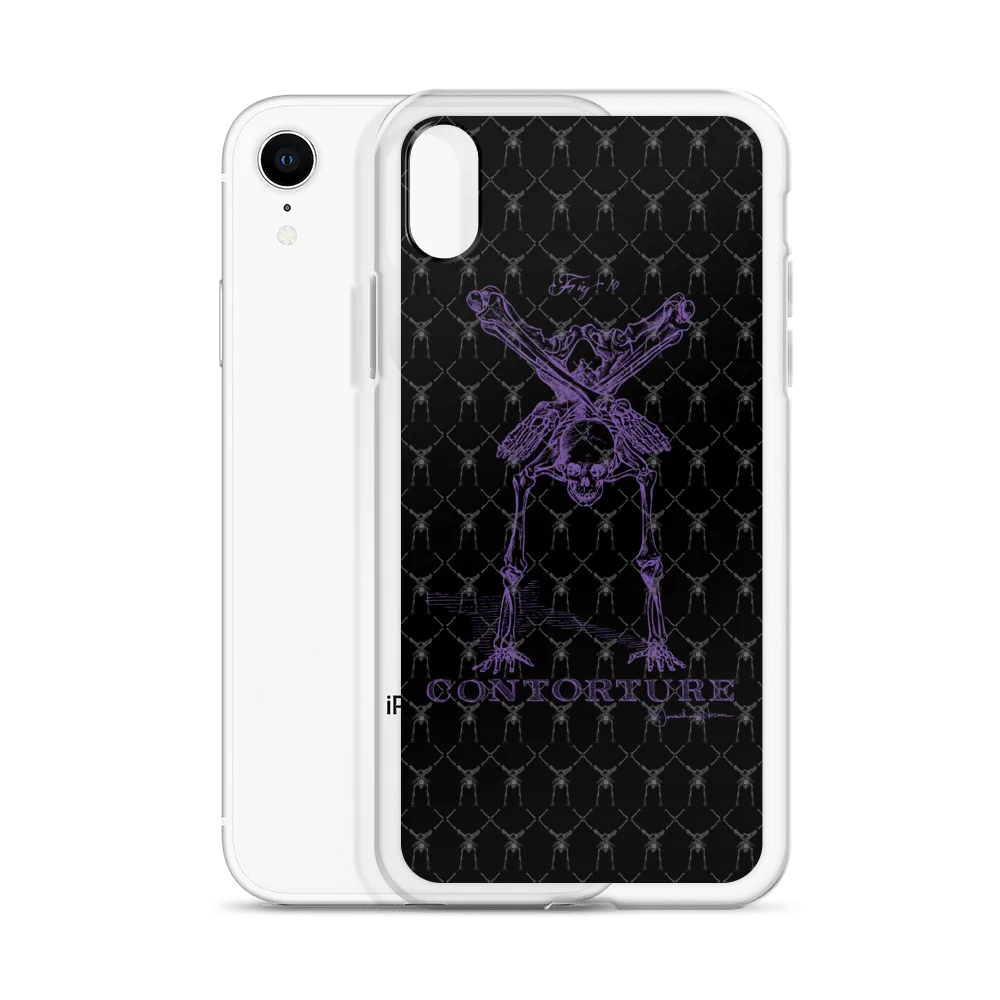 Contorture iPhone Case: Black Sabbath Purple Contortion Skeleton