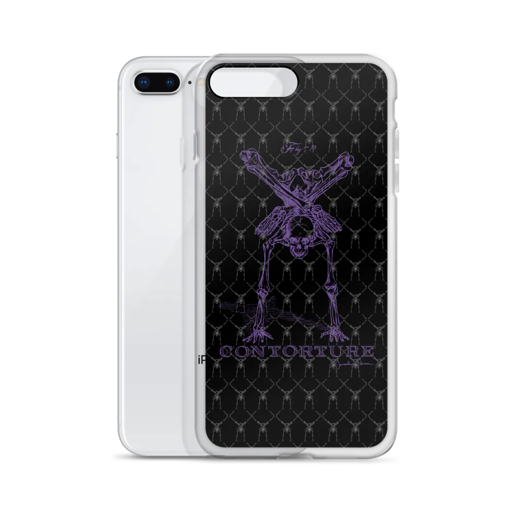 Contorture iPhone Case: Black Sabbath Purple Contortion Skeleton