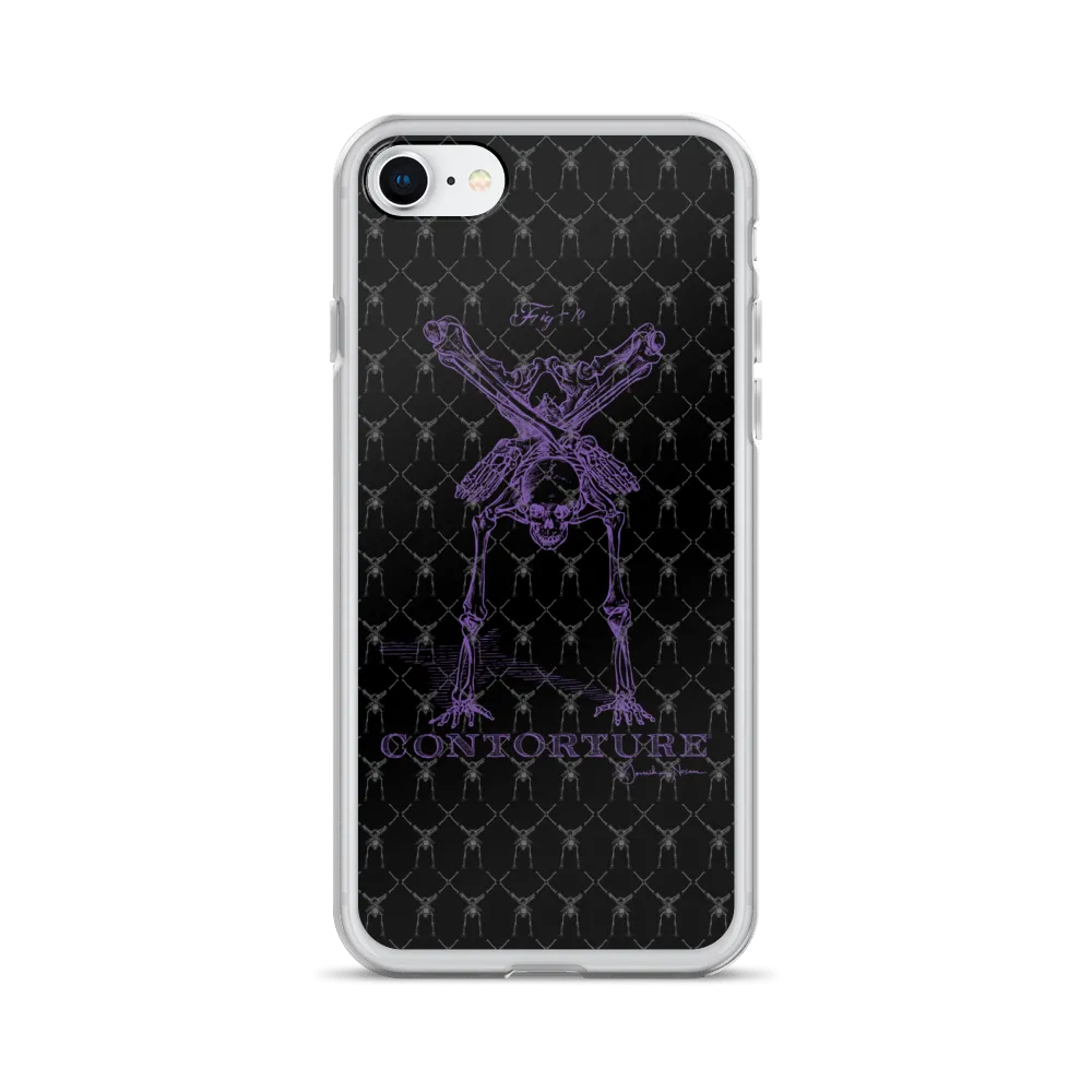 Contorture iPhone Case: Black Sabbath Purple Contortion Skeleton