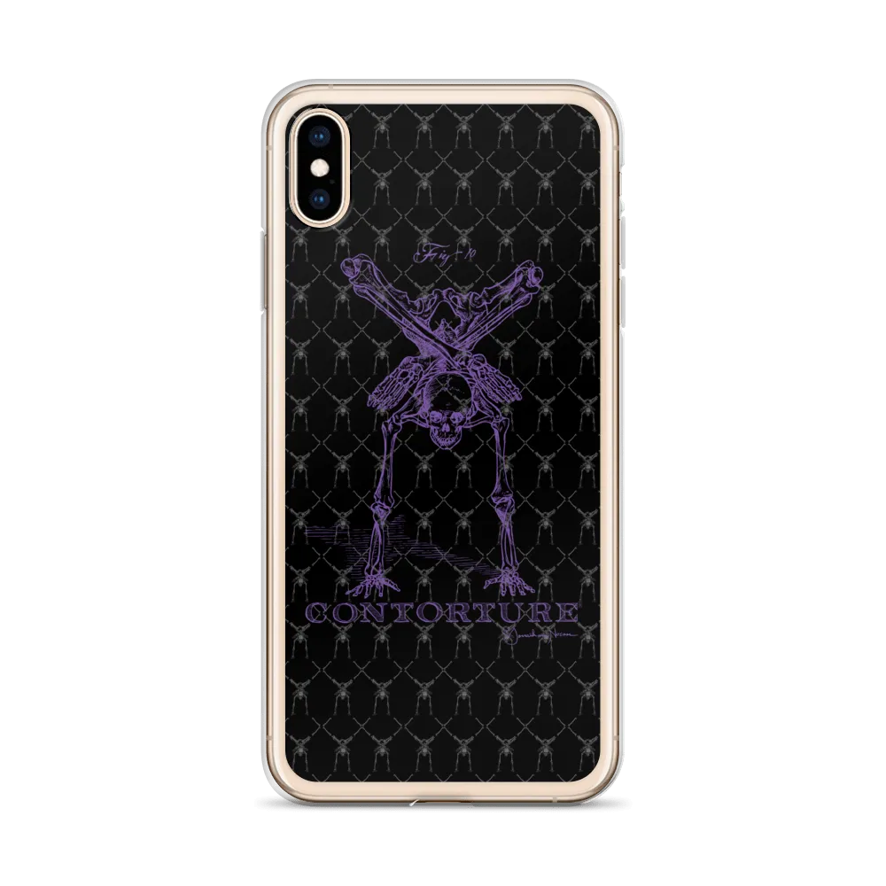 Contorture iPhone Case: Black Sabbath Purple Contortion Skeleton