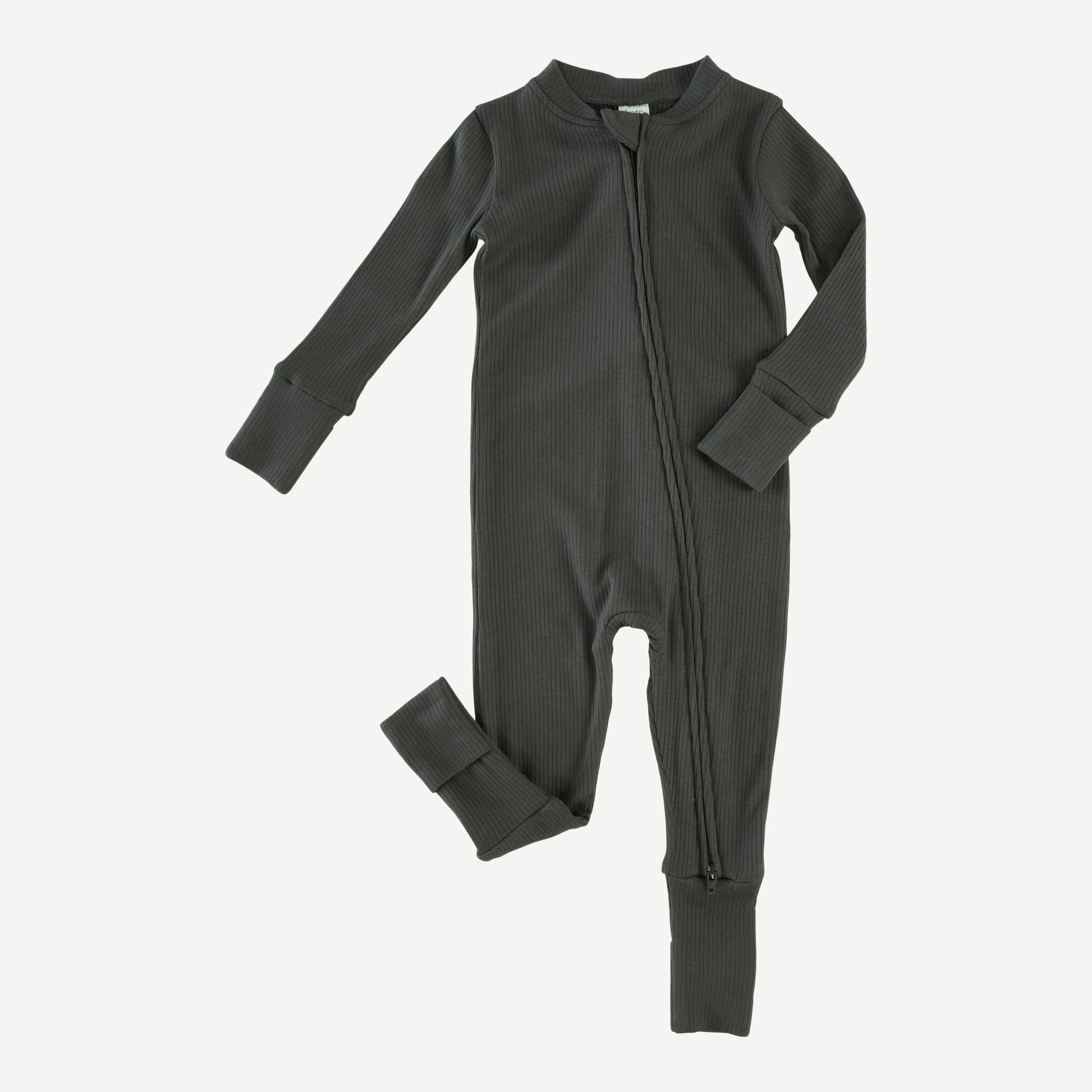 convertible zippy pjs | beluga | modal skinny rib