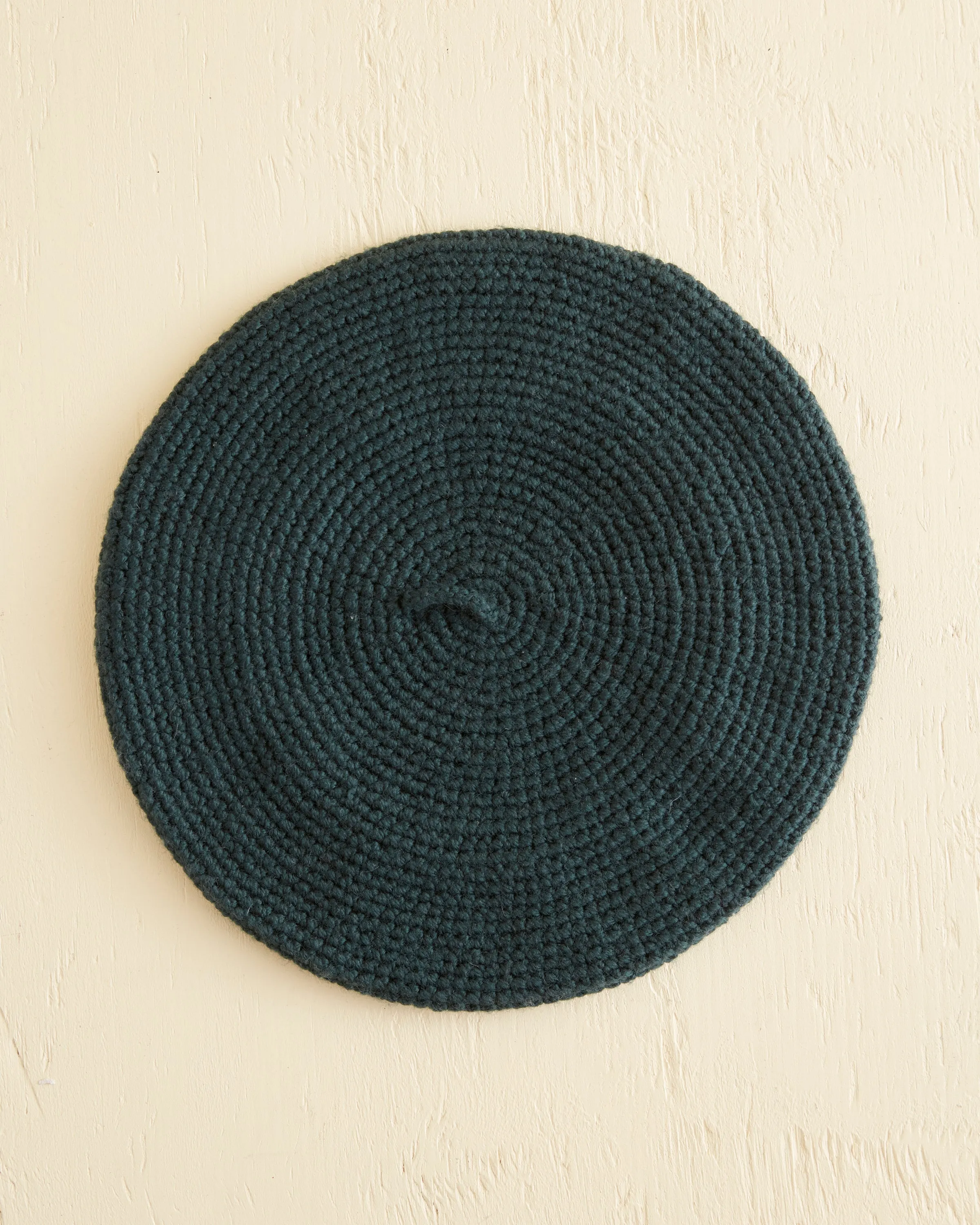 Crochet Beret - Green