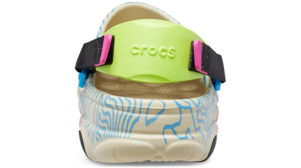 Crocs Classic All Terrain Topographic Clog Bone Multi