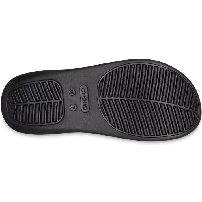 Crocs - Womens Getaway Strappy Flip Flop Sandal Black