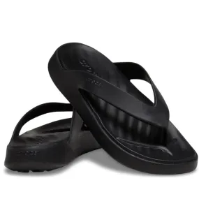 Crocs - Womens Getaway Strappy Flip Flop Sandal Black