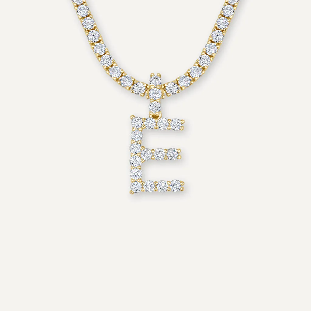 Diamond Initial Necklace